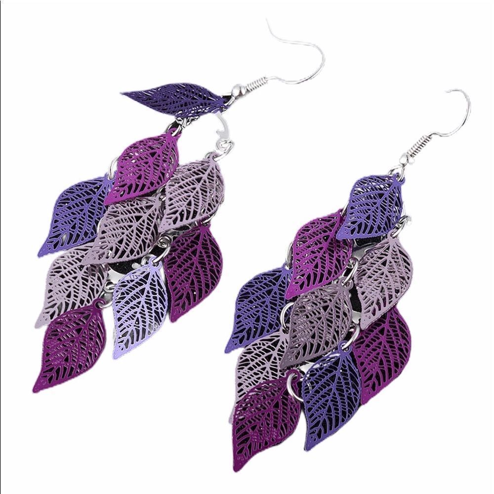 BOHO FEATHER EARRINGS